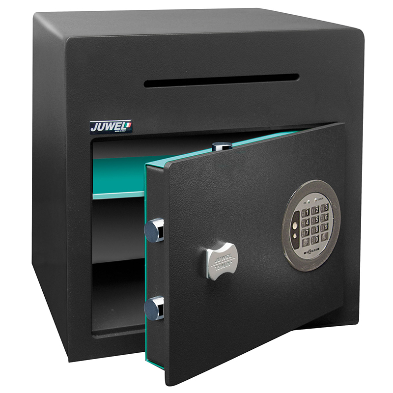 Cassaforte a mobile Juwel 6241/8 fessura inserimento denaro Cassaforte a mobile Juwel 6241/8 fessura inserimento denaro