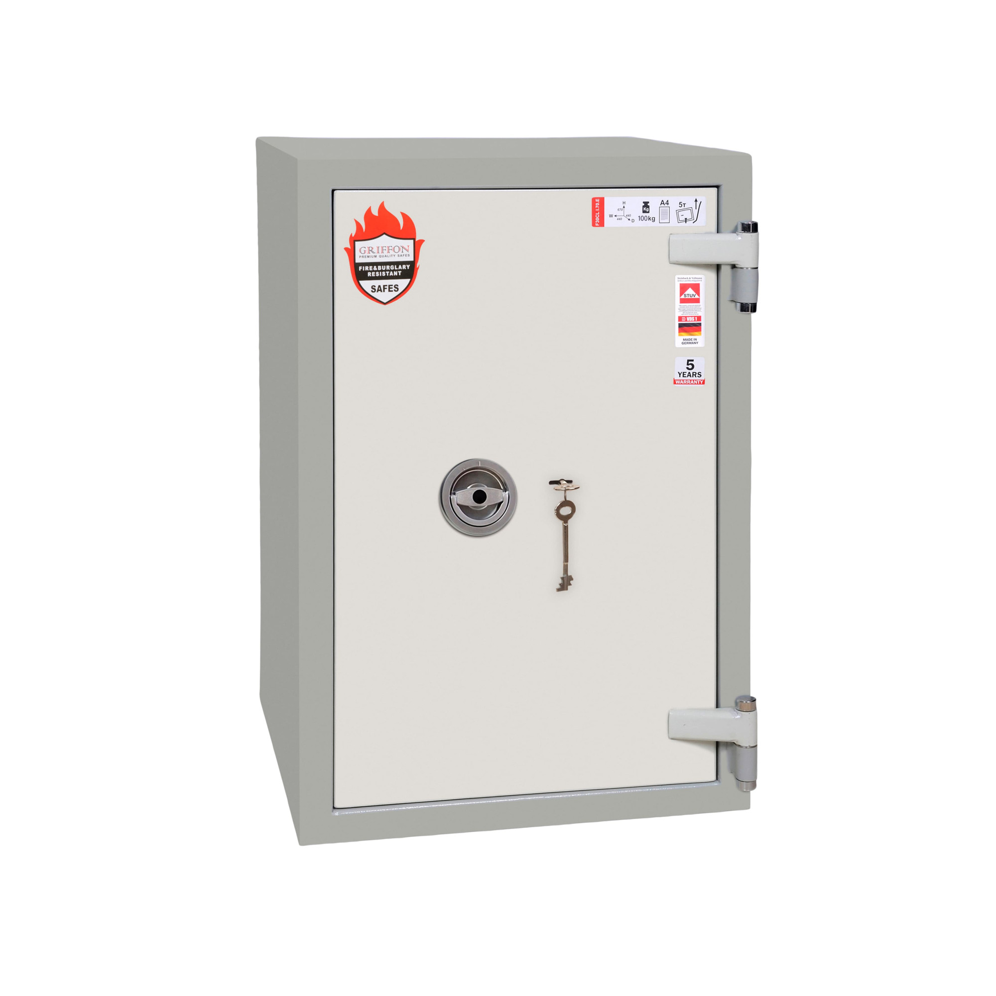 Casseforti ignifughe F70 apertura chiave