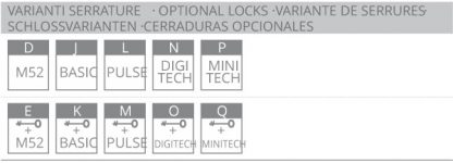 Armadi blindati componibili S8700/TCIA varianti