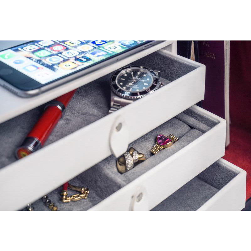 Cassaforte a muro Bordogna LORICA PIÙ dettaglio cassetti