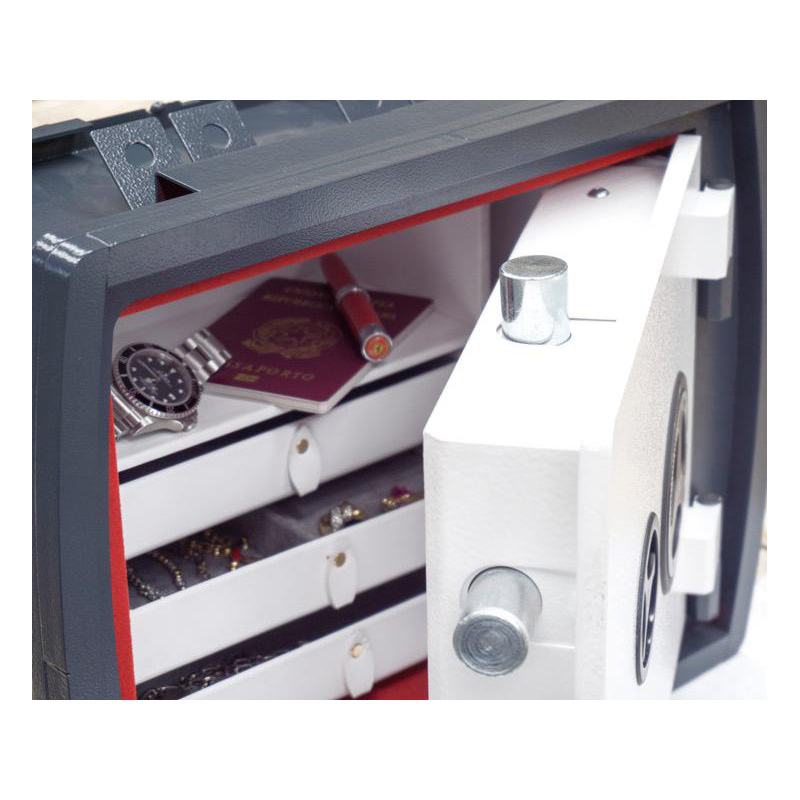 Cassaforte a muro Bordogna LORICA PIÙ dettaglio cassetti