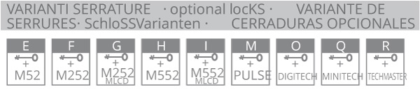 Casseforti componibili ZEUS 275 certificate EN 1143-1 IV Livello serrature installabili