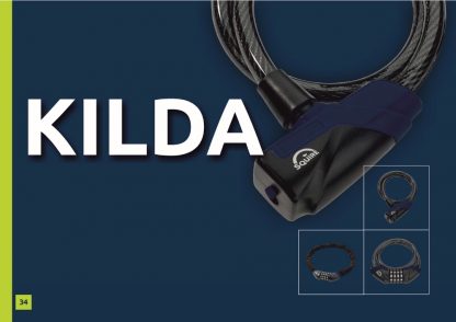 Sistemi sicurezza bici combinazione cavo Kilda Combi CN 6/900