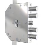 Serratura per porta blindata a cilindro europeo a planare CR 2155 PE