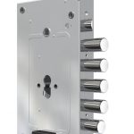 Doppia serratura per porta blindata a planare CR 2956 PE-DM