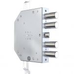 Serratura per porta blindata a doppia mappa a planare CR 2160 DM